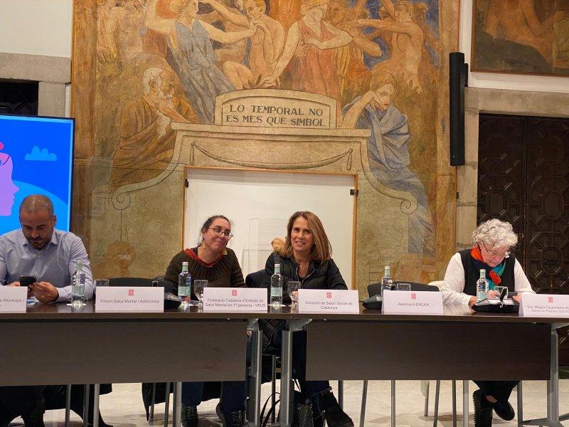 Noemí Pou Taula Pacte Nacional Salut Mental Catalunya