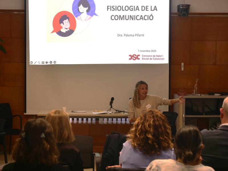 taller sobre comunicació i fisiologia als equips de salut