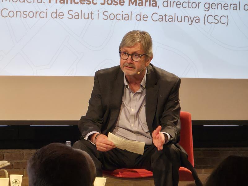 Francesc José María, a la jornada "Governança en salut al territori"