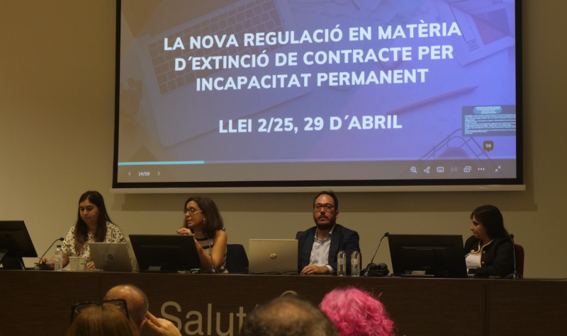 IV Taller d'actualització de la normativa laboral