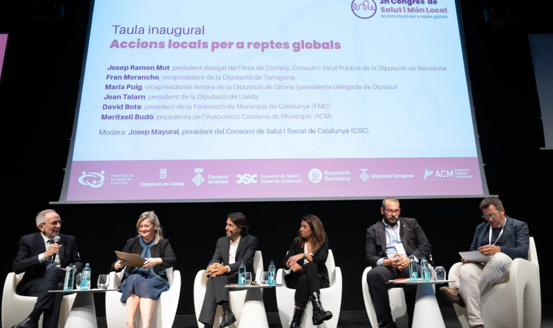 Taula inaugural 2n congrés salut i món local