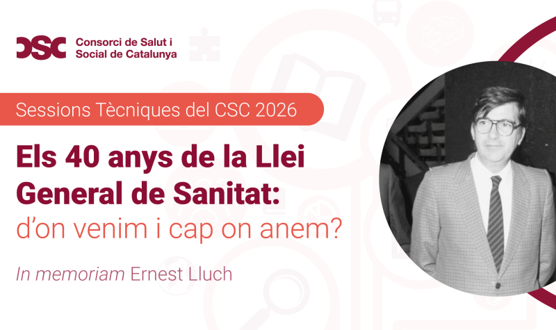 Imatge de la Sessió Tècnica "Els 40 anys de la Llei General de Sanitat"